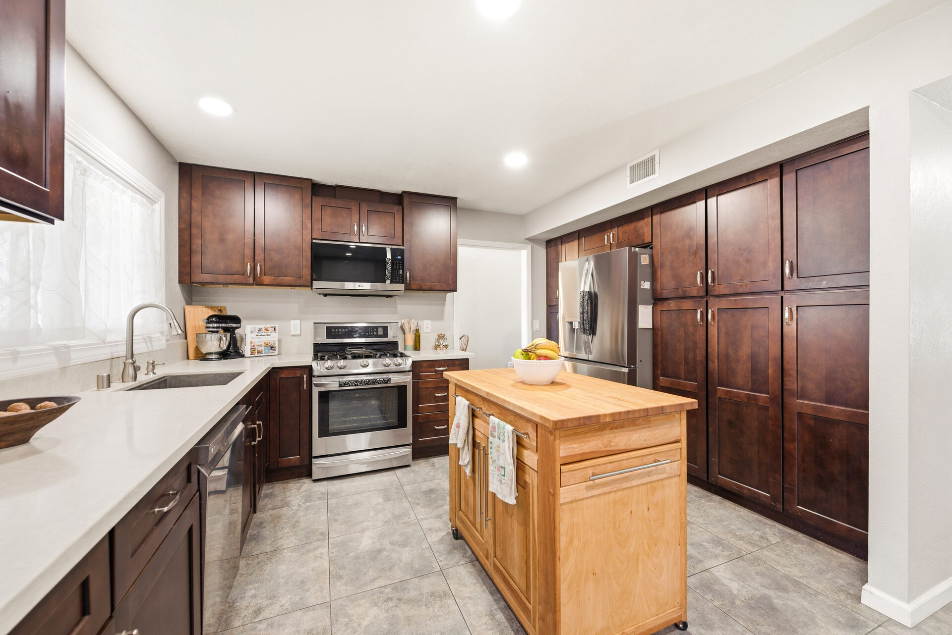 Remodeled kitchen